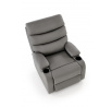 Állítható PERUS fotel, Szürke ökobőr
