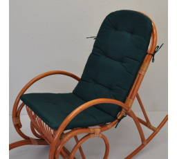 Polstr UNI na houpací křeslo látka zelený dralon