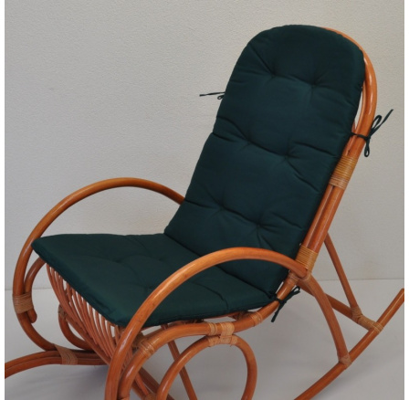 Polstr UNI na houpací křeslo látka zelený dralon