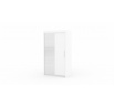 Tolóajtós szekrény tükörrel ESTI 120 Fehér+Fehér