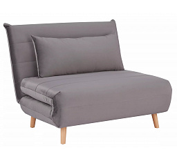 SPIKE Velvet kinyitható fotel, szürke Aksamit 139/bükk