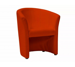 TM-1 szék, Piros ekobőr EK-6/Wenge