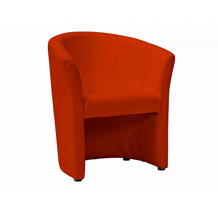 TM-1 szék, Piros ekobőr EK-6/Wenge