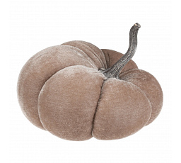 Textil tök - átmérő 18 cm, puha plüss, bézs színű