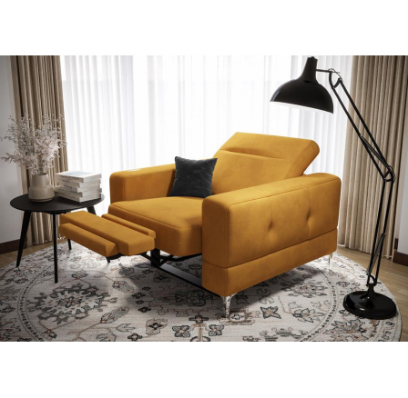 FOTEL MALIBU RELAX - Odcienie żółtego