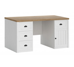 PROWANSJA B1 íróasztal, Andersen fenyő + Lefkas tölgy