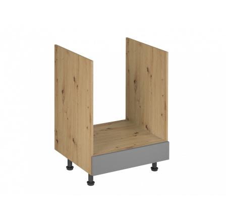 Konyhai alsó szekrény mosogatógéphez Langen D60ZK, bézs/tölgy artisan