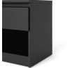 Noční stolek SIMPLICITY 238, Černá mat