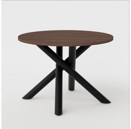 Jídelní stůl Osman kulatý ořech visconsin