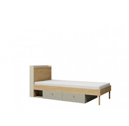 Postel Yuva R13 béžová/dub/eukalyptus