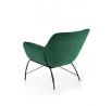 BELTON lounge szék, sötétzöld