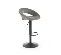 H102 bárszék, szürke VELVET