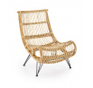 MELODY fotel wypoczynkowy, rattan naturalny
