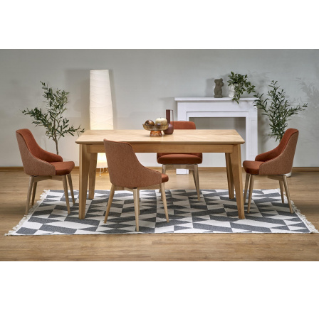 EDMONDO étkezőasztal, Természetes tölgy