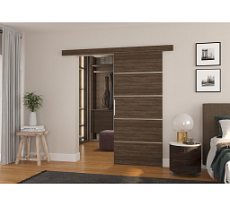 Toló falra szerelhető ajtó TONY 86 Choco