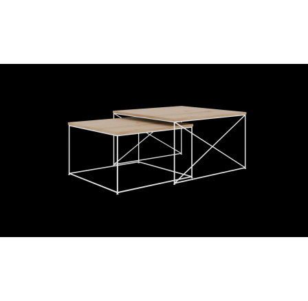 Konferenciasztal 2 az 1-ben Licco Fehér+Artisan