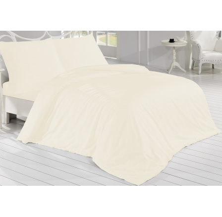 Saténový povlak na relaxační polštář smetanový