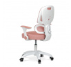Dětská židle, výškově nastavitelná, růžová síťovina, KA-K1063 PINK