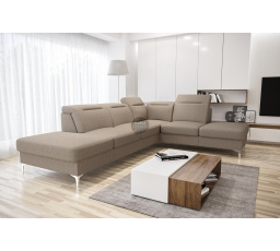 NAROŻNIK TAPICEROWANY OSLO 295x220 - prawa , Odcienie beżu