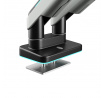 Kettős monitor tartó 49 hüvelyk, szürke-fekete RGB X-Arm Dual