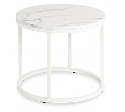 Stolik AGNES Biały Marmur