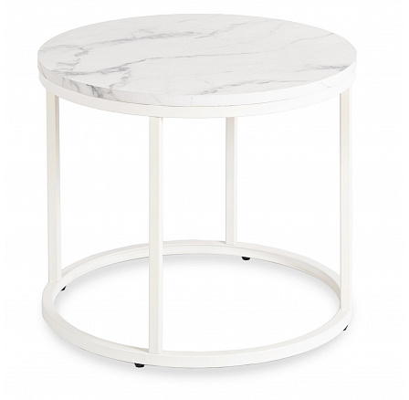 Stolik AGNES Biały Marmur