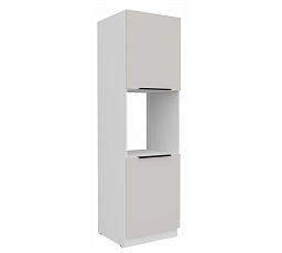 Kuchyňská skříň COMBO - 60 DP-210 2F, Bílá/Kašmír