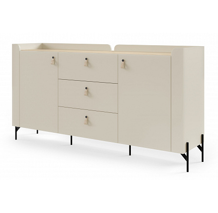 SALERNO SA-5 komód, Macadamia/Mavelie Tölgy