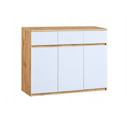 ARCA AR6 komód, Fehér arktikus + Wotan tölgy