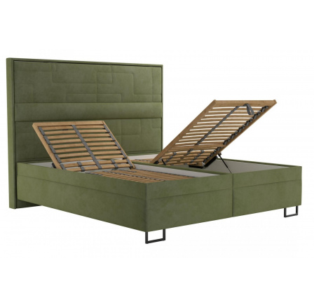 Postel Nikki 180x200, zelená