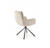 Forgó étkezőszék K495, Bézs/Fekete