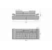 Sofa Tyrion z funkcją spania / Vibe 95