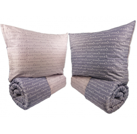 Francouzské povlečení Satén 200x200, 70x90cm Love