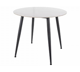 Étkezőasztal RION, Fehér/Fekete