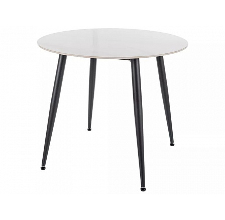 Étkezőasztal RION, Fehér/Fekete