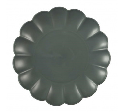 Iris desszerttányér 20,5 cm sötétszürke