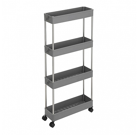 Pojízdný úložný vozík, plast, šedá, APV-E1008 GREY Pojízdný úložný vozík, plast, šedá, APV-E1008 GREY