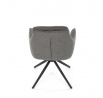 Jídelní židle, šedá, látka, DCH-P3174 GREY2