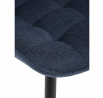 Jídelní židle, modrá, látka, HC-462 BLUE2