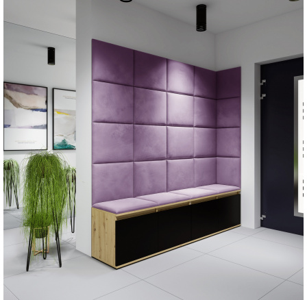 EMI 3 előszobafal, Trinity 11/Artisan+fekete