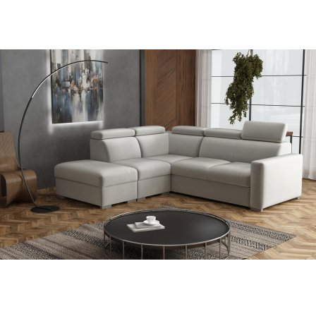 Sedací souprava Petrit IX levá Paros světle šedá