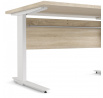Psací stůl OFFICE 80400/382, Dub sonoma/Bílá