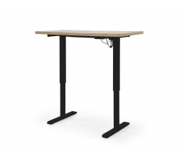 Íróasztal B/54, artisan tölgy/fekete