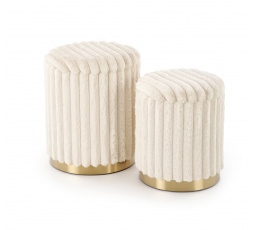 FIDO 2 Puff Készlet, Krém/Arany