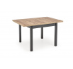 TIAGO KWADRAT étkezőasztal, Craft tölgy/Fekete