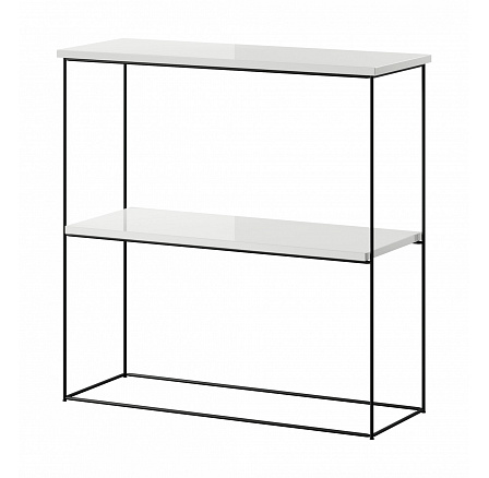 Konzol Toni Fekete+Fehér Fényes