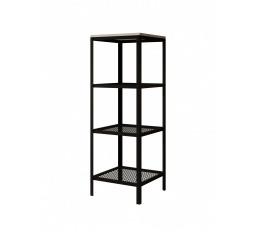 Reli Polc Fekete+Matt Fehér