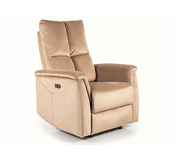 Állítható NEPTUN VELVET fotel, Bézs Bluvel 28