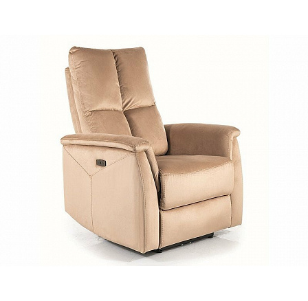 Állítható NEPTUN VELVET fotel, Bézs Bluvel 28