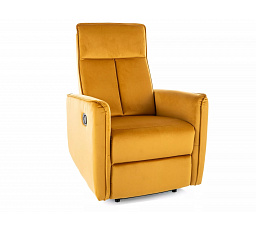 Kinyitható fotel NIKOS VELVET, Curry BLUVEL 68
